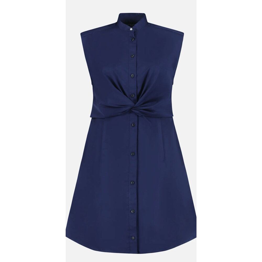 RAG & BONE Louisa Sleeveless Poplin Dress $328.00 Size 8 - Picture 2 of 7